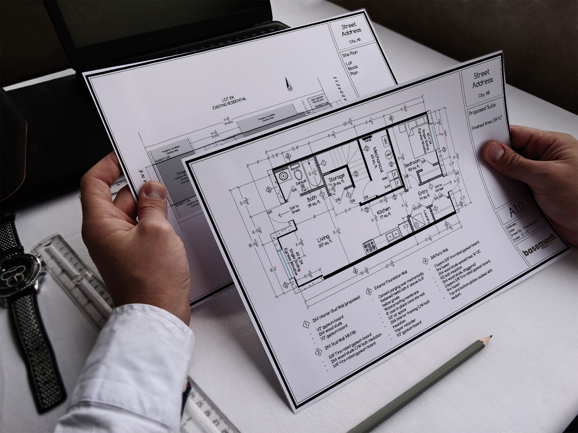 basementplans.ca project planning preview